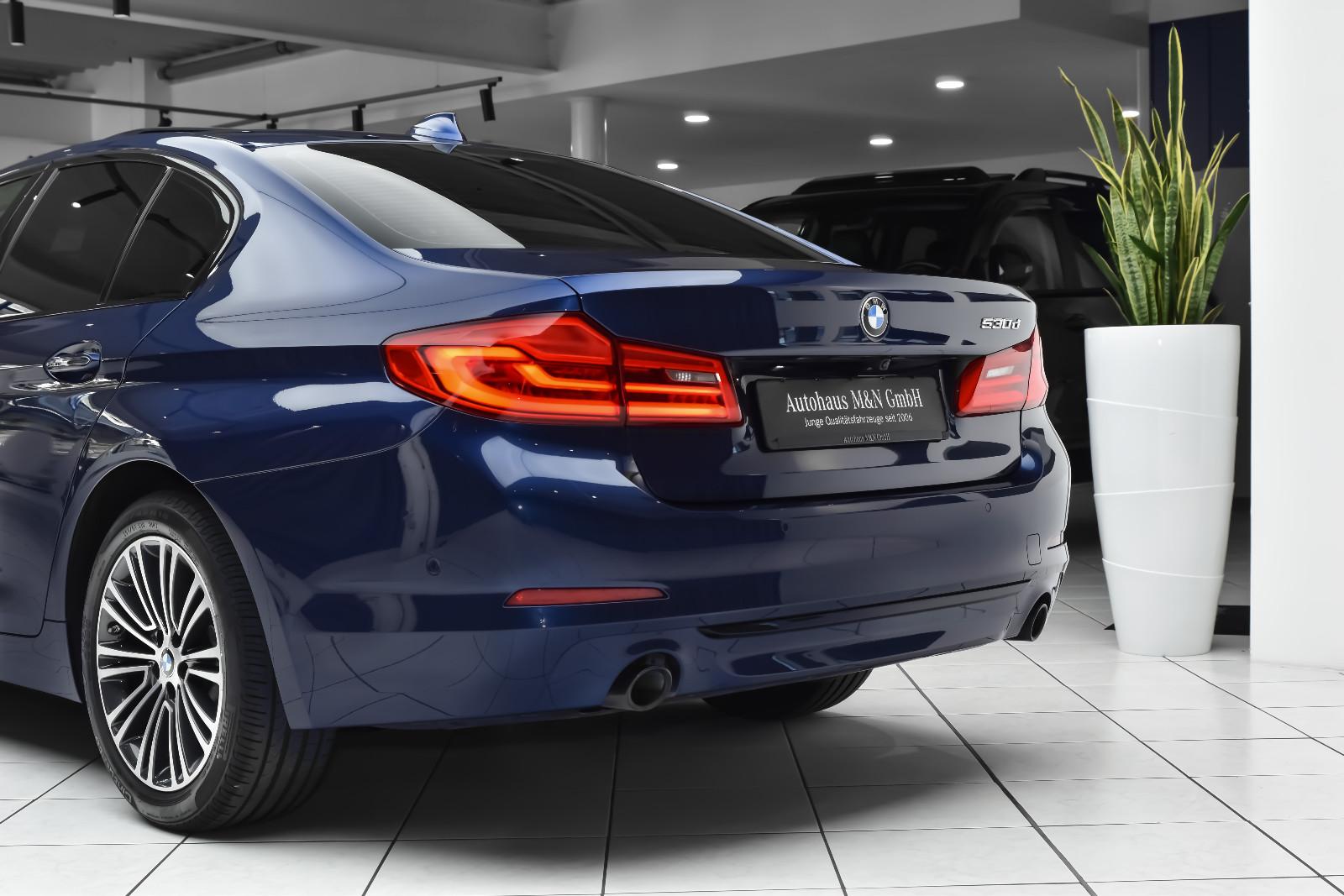 BMW 530D 3.0 265ch SPORT LINE - HUD - CUIR - TOIT PANORAMIQUE - CHAUFFAGE AUXILIAIRE