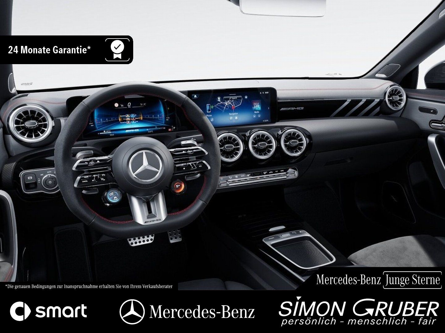 Fahrzeugabbildung Mercedes-Benz CLA 45 S 4M AMG Aero Burm Pano MBeam 360 drivers