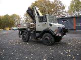Unimog U2100 437/30 Zugmaschine mit Kran P14500D - Unimog 437