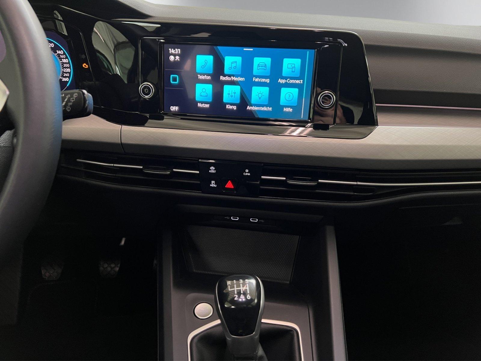 Volkswagen Golf VIII 1.0 TSI EU6d Life +LED+6-Gang+DAB, миниатюра 14