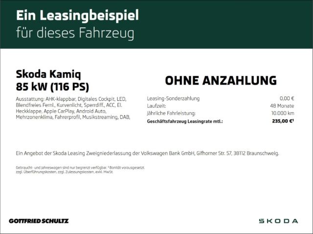 Skoda Kamiq Balance 1.0 TSI DSG AHK RFK SHZ ACC KEYLES imagem 2