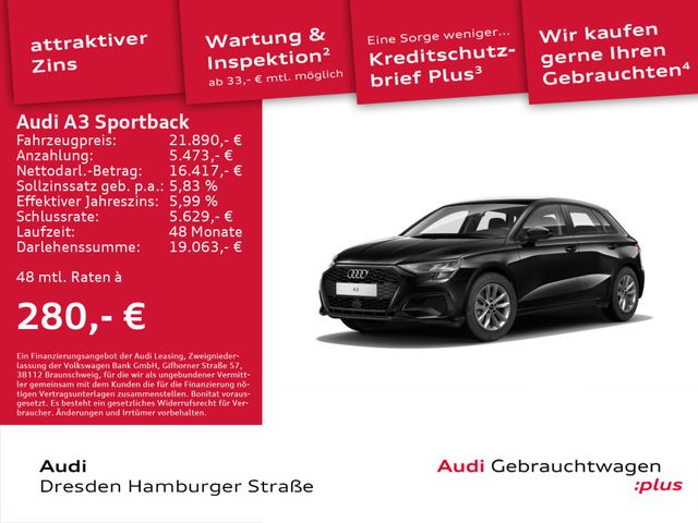 Audi A3 Sportback 30 TFSI Navi Panorama