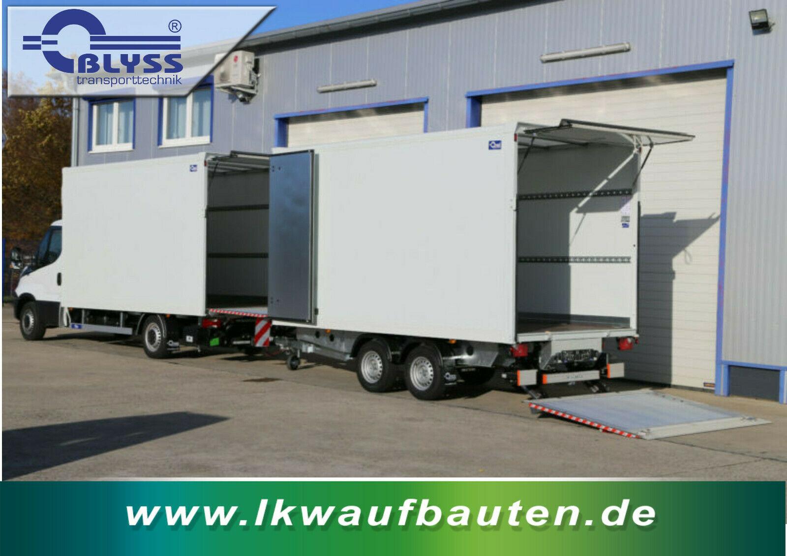 Iveco Daily  Durchladezug mit Anhänger Kofferaufbau