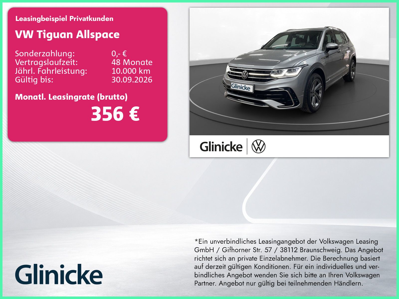 Volkswagen Tiguan Allspace 2.0 TDI 4M R-Line AHK Pano Matri