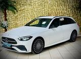 Mercedes-Benz C 220d T|AMG-LINE|AUTOMATIK|NAVI|TEILLEDER|NIGHT - Mercedes-Benz C 220 Gebrauchtwagen in Essen