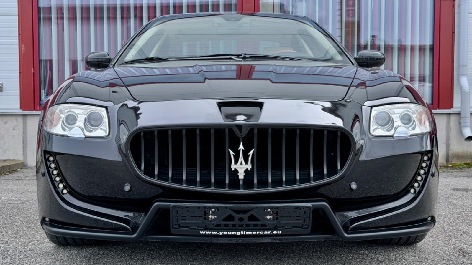 Maserati Quattroporte 4.2 V8 | 400 ch | BVA | Cuir beige | GPS | Xénon | Radars de recul