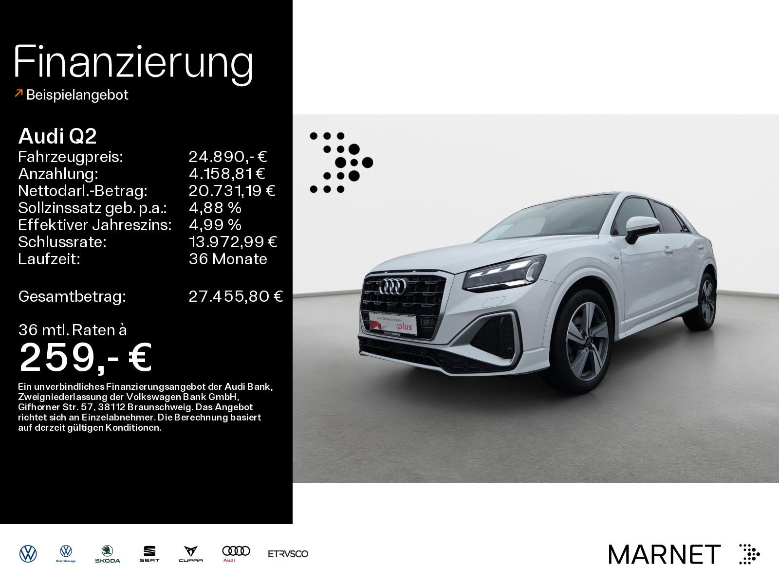 Audi Q2 35 TDI S line*Navi*Matrix*Alu*PDC*Pano*Kamera