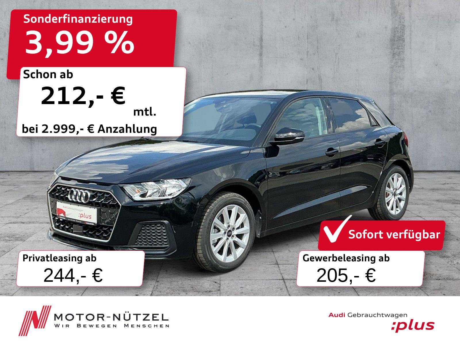 Audi A1 Sportback 30 TFSI ADVANCED PDC+GRA+SHZ+DAB