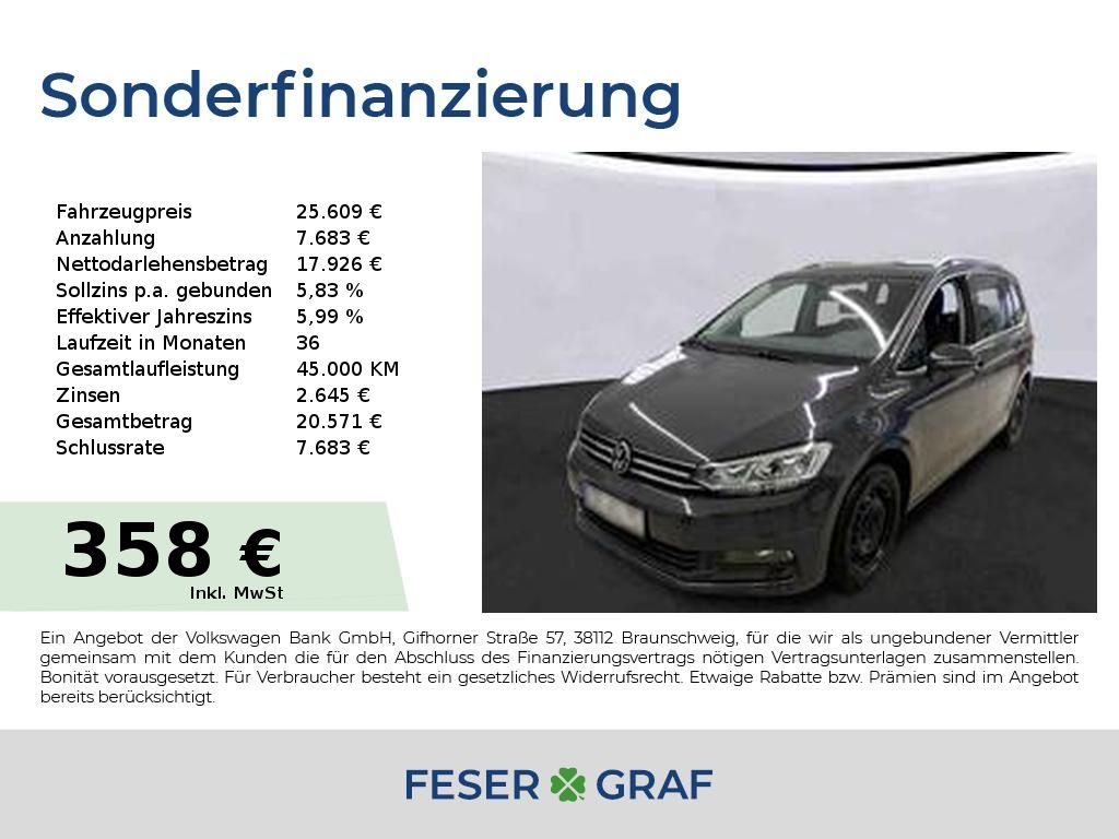 Volkswagen Touran Highline 2.0 TDI DSG Navi AHK LED ACC SiH