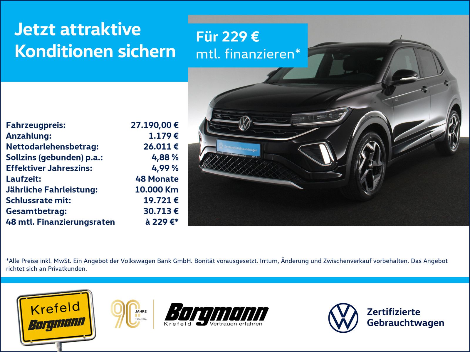 Volkswagen T-Cross 1.5 TSI R-Line AHK MATRIX-LED ACC NAVI foto 1