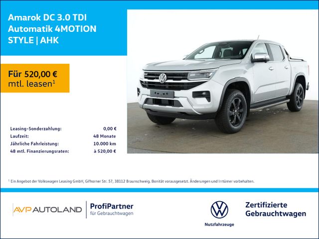 Volkswagen Amarok DC 3.0 TDI Automatik 4MOTION STYLE | AHK