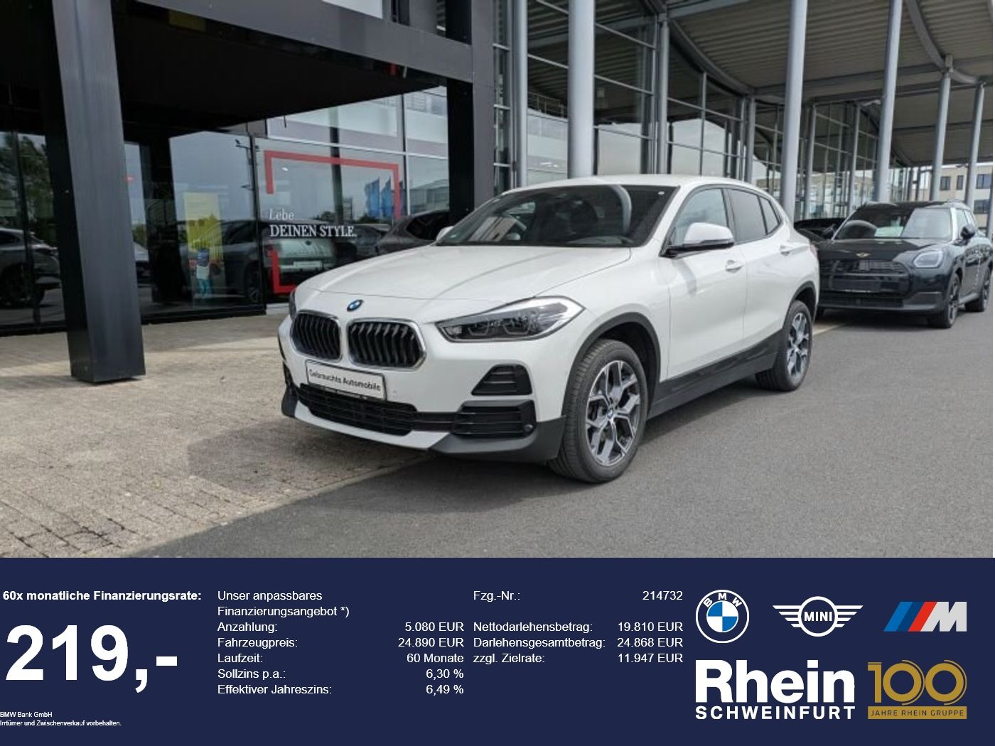 BMW X2 sDrive18d Advantage Plus RFK. Navi. Sportsitz