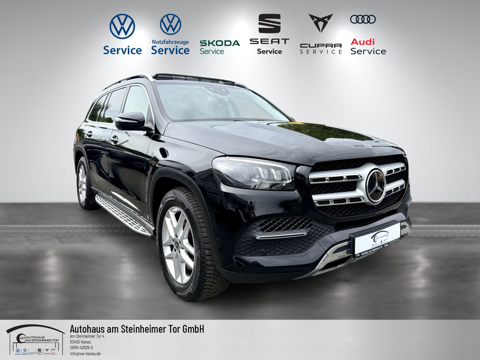 MERCEDES-BENZ GLS 350 4M-PANO-WIDE-AHK-SITZB-LEDER-STDH-7SITZE
