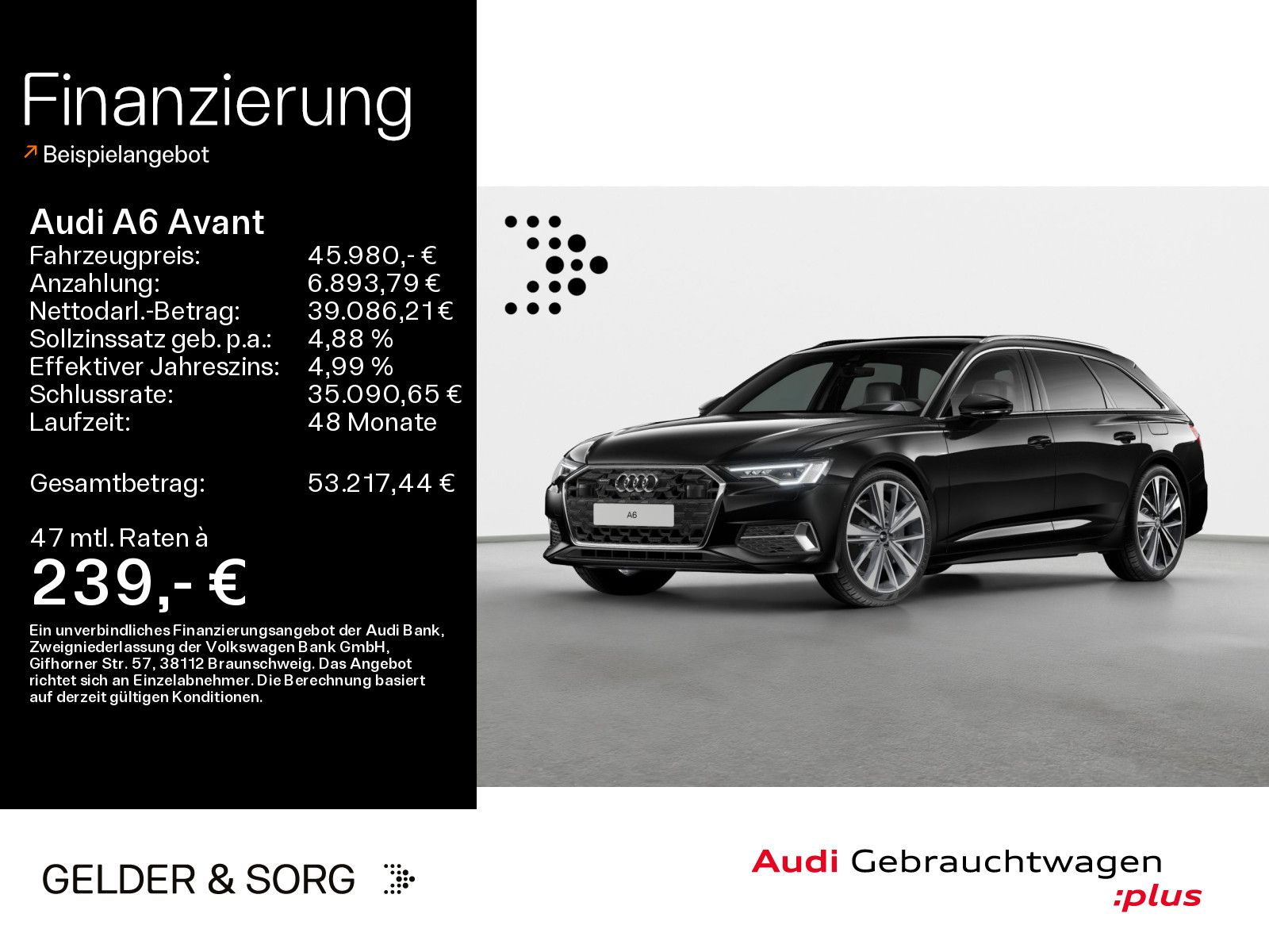 Audi A6 Avant 50 TFSIe qu. 60km WLTP Matrix HuD Pano foto 1