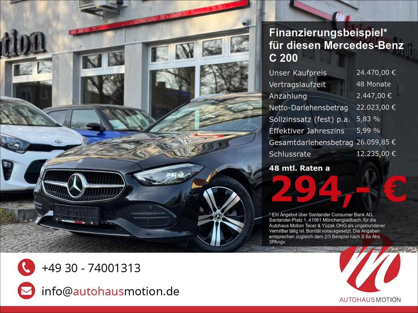 Mercedes-Benz C 200 T d Avantgarde Navi Kamera LED El. Heckkla