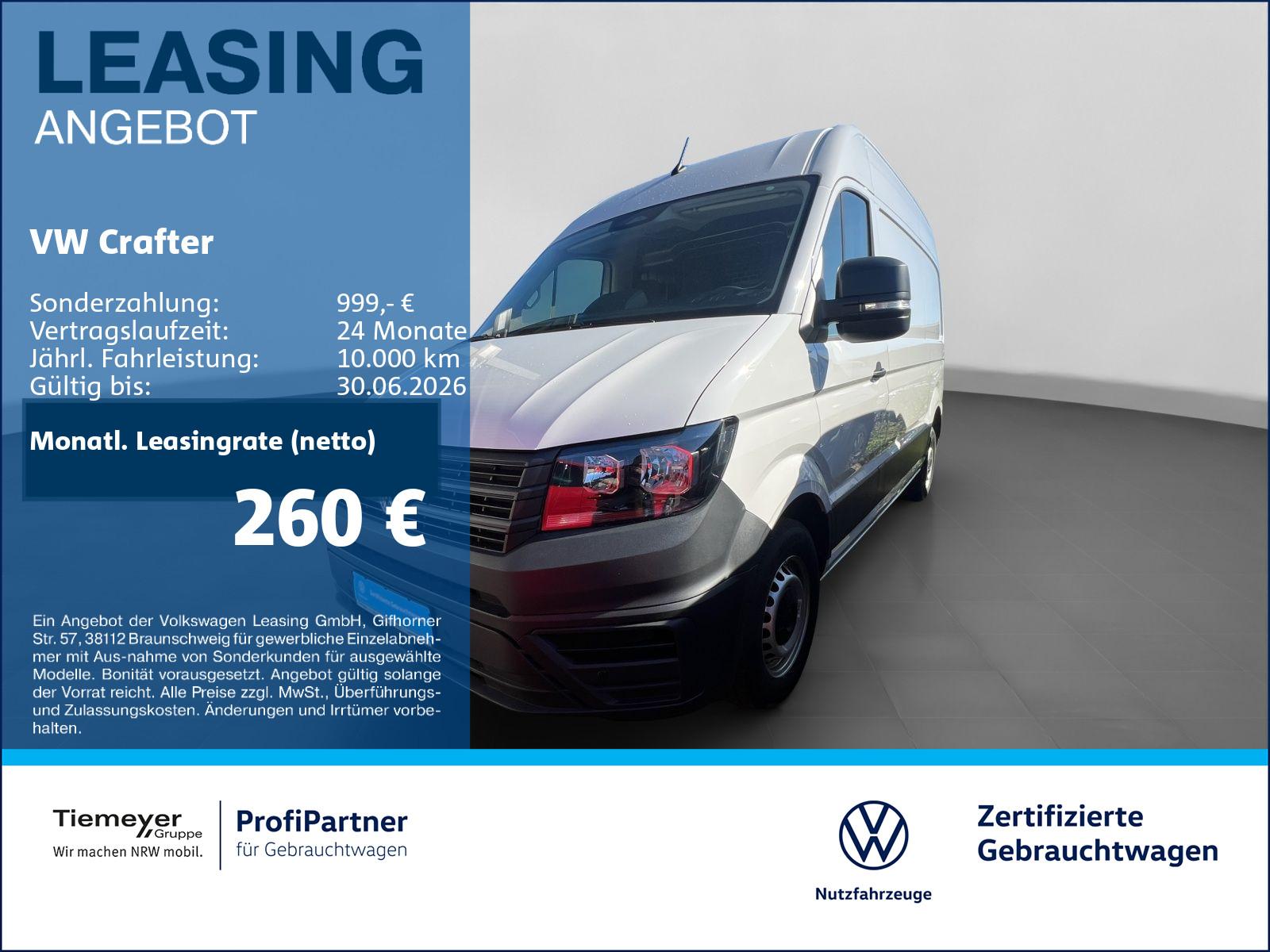 Volkswagen Crafter 35 Kasten MR HD 3-SITZE AHK KAMERA 270°