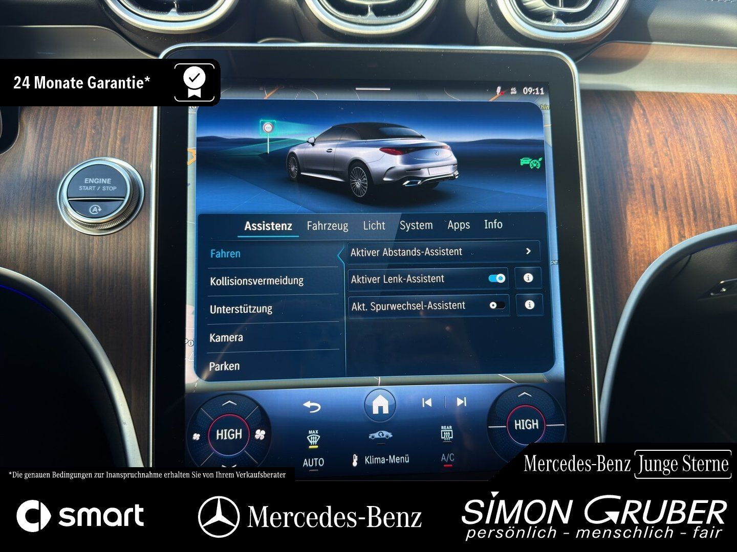 Fahrzeugabbildung Mercedes-Benz CLE 450 4M Cabrio Sitzklima Standhzg. 360 AHK