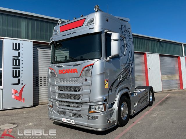 Scania S 500A4x2NA*Standklima*Tank 750L*LEDER*Alcoa*