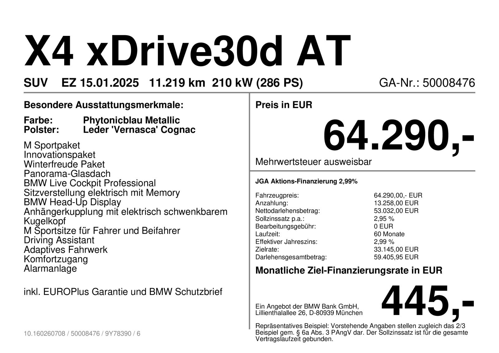 BMW X4 xDrive30d AT M Sportpaket Innovationsp. EDC imagem 2