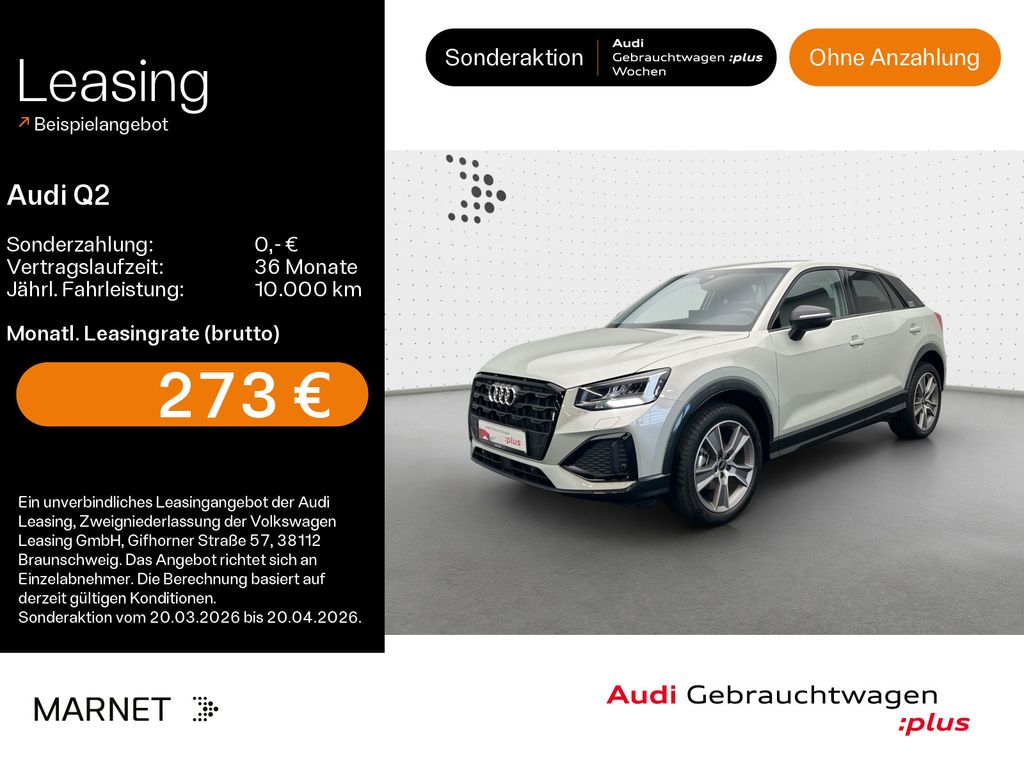 Audi Q2 Advanced 35 TFSI*Navi*LED*Alu*AHK*PDC*Virtual