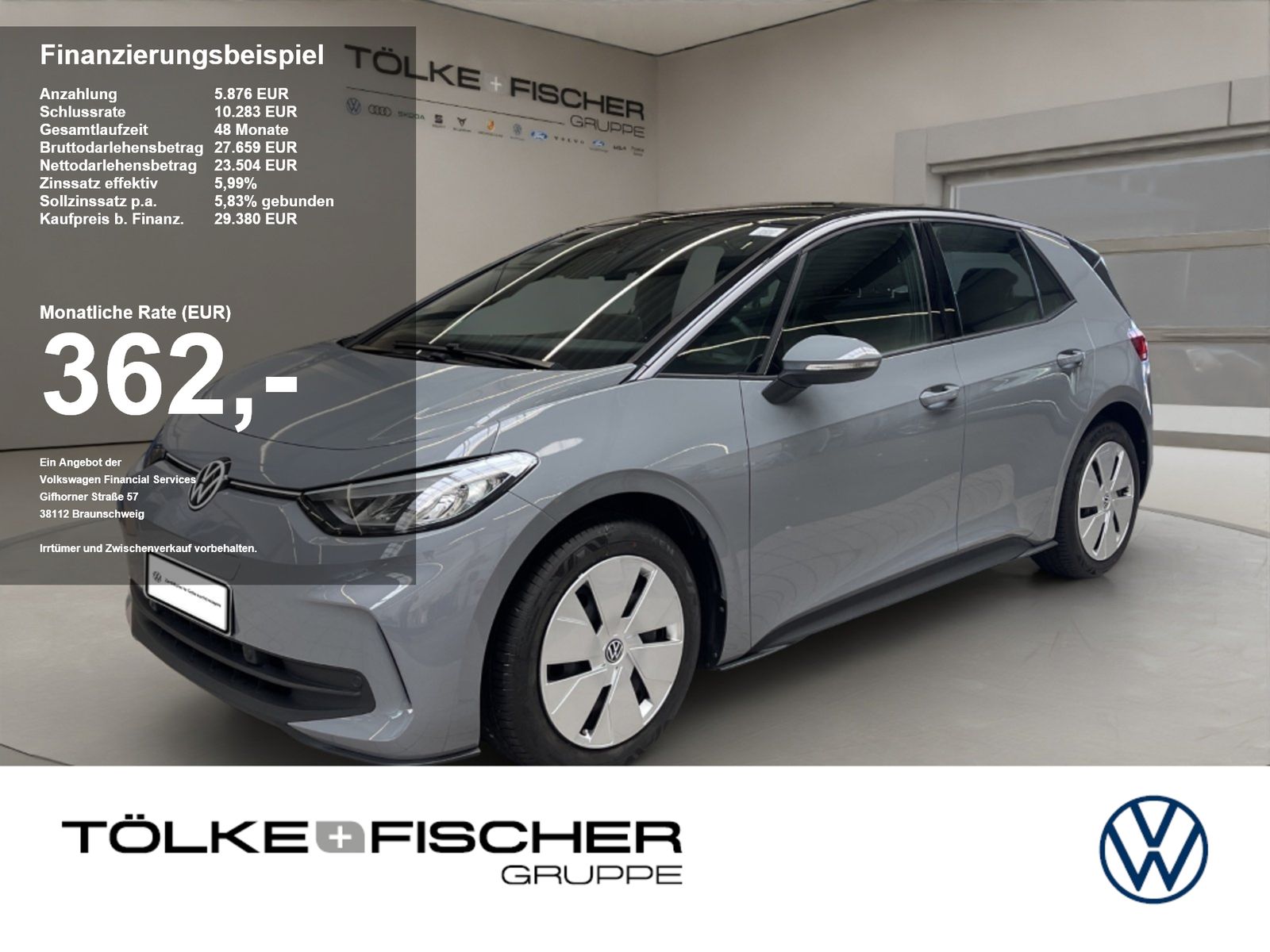 Volkswagen ID.3 (58kWh) Pro ACC AUT DynLicht Fernlichtass.