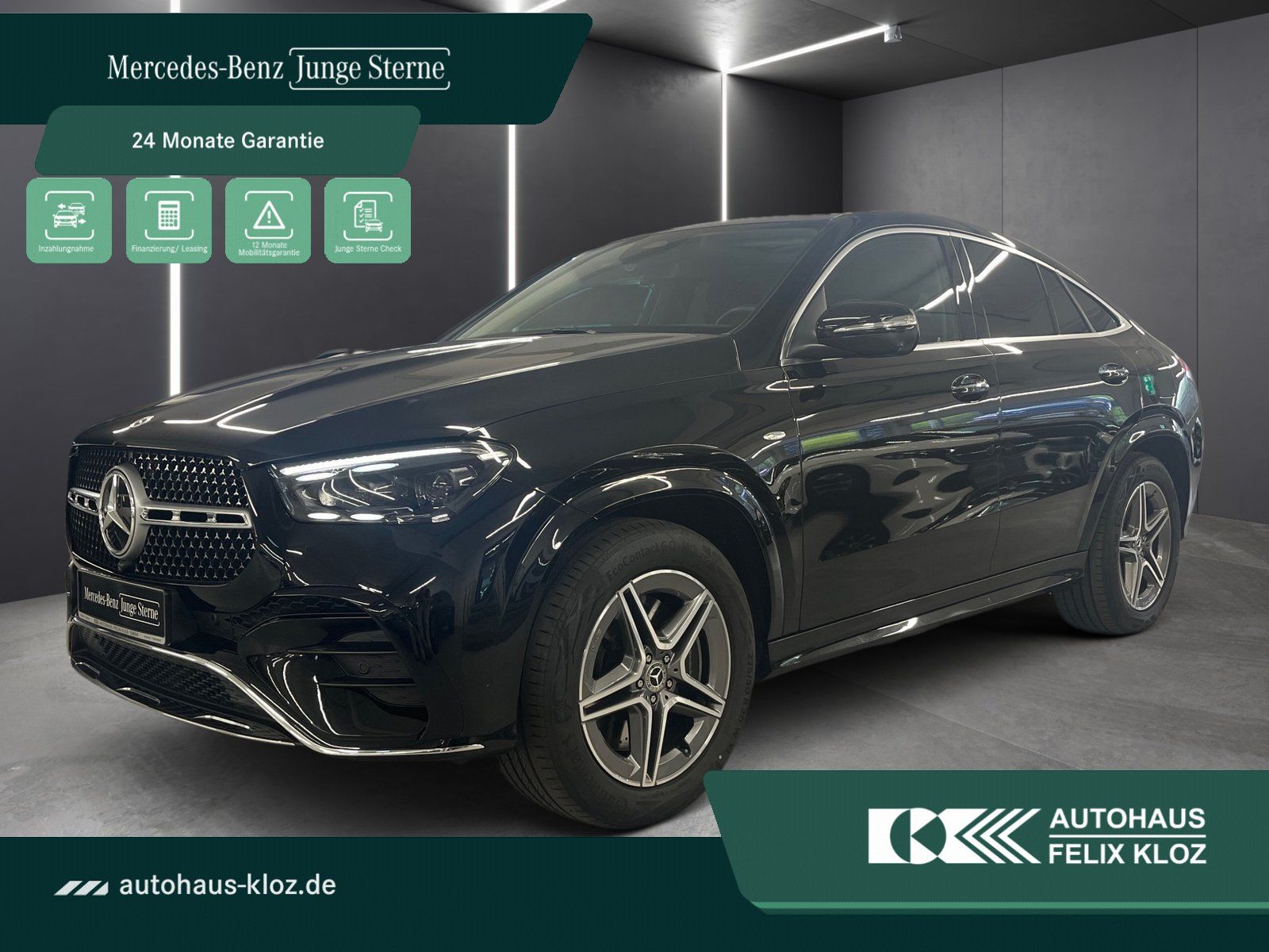 Fahrzeugabbildung Mercedes-Benz GLE 350 de 4M AMG Coupé*Pano*Totwin*AIRMATIC*360
