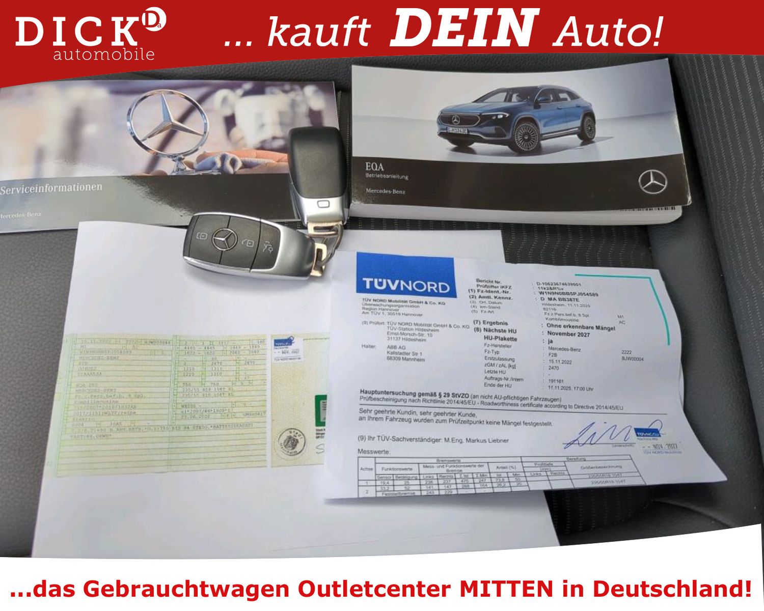 Fahrzeugabbildung Mercedes-Benz EQA Progress LED/NAVI/VIRTU/SHZ/HIFI/360/AHK/8Fa
