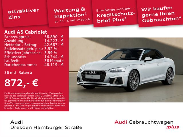 Audi A5 Cabriolet 40 TFSI S line quattro Matrix AHZV