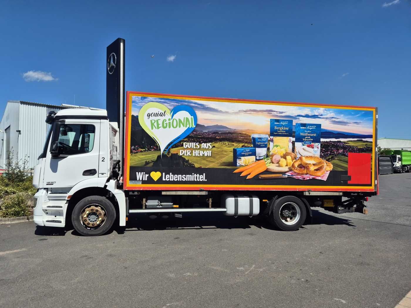 Fahrzeugabbildung Mercedes-Benz Antos 1830 LL 4x2 Ladebordwand Carrier Supra 750