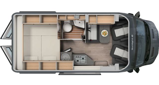Sunlight Camper Van CLIFF 590 4x4 AB MÄRZ 25+LET´S RIDE D
