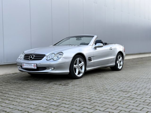 Mercedes-Benz SL 500 * 2. Hand * TOP Zustand * silber blau