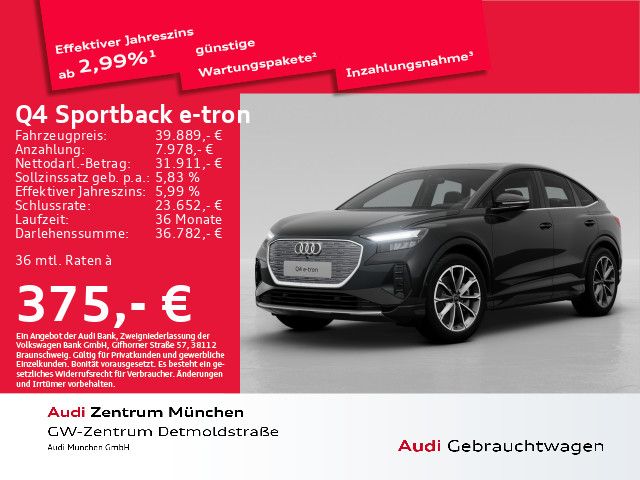 Audi Q4 Sportback e-tron 40 Pano/AHK/Virtual/Kamera