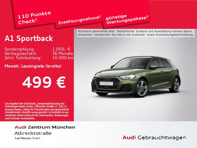 Audi A1 Sportback 30 TFSI S tronic S line Virtual