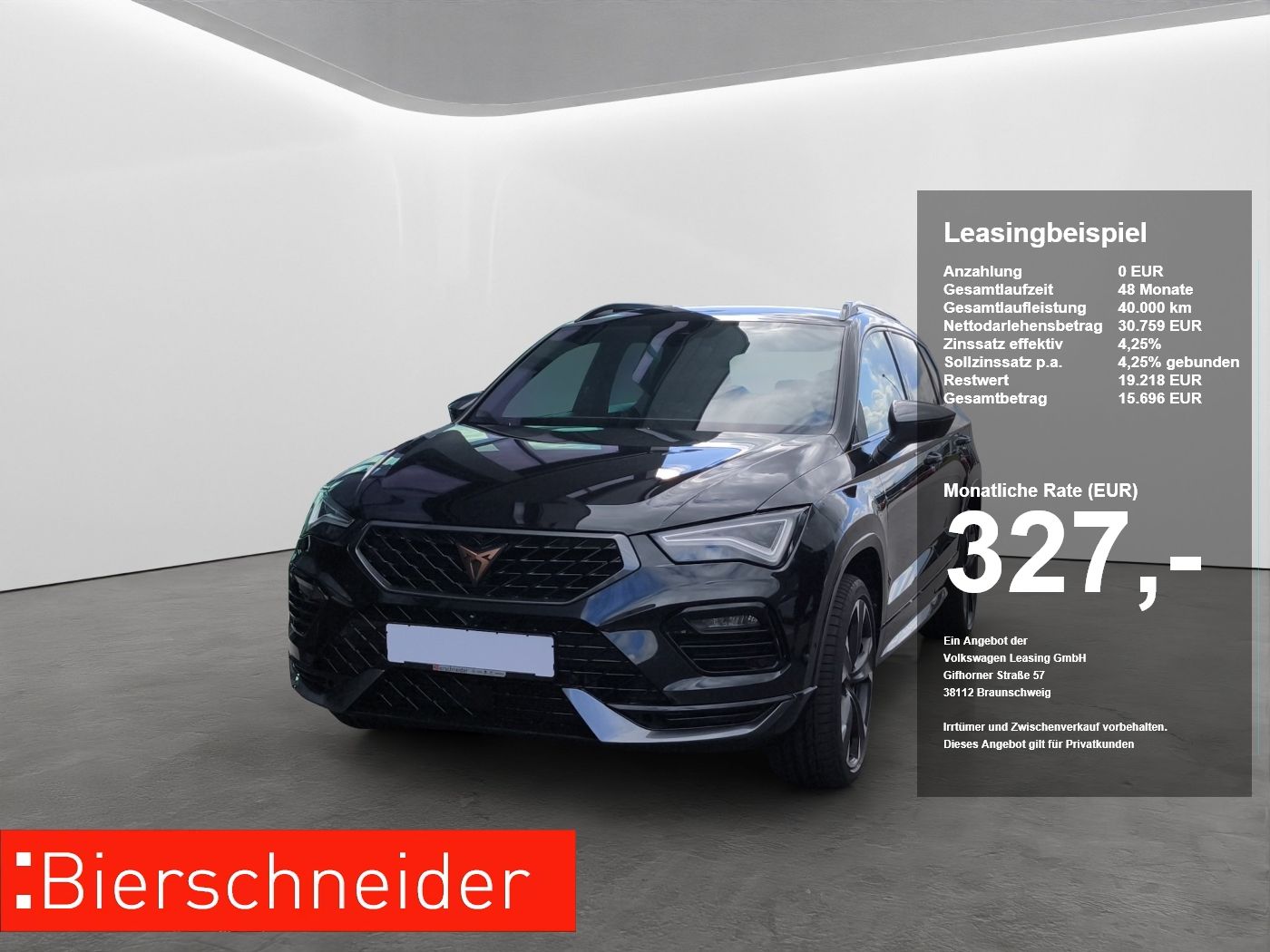 Cupra Ateca 1.5 TSI DSG LED+NAVI+KAMERA+PARKLENK+19