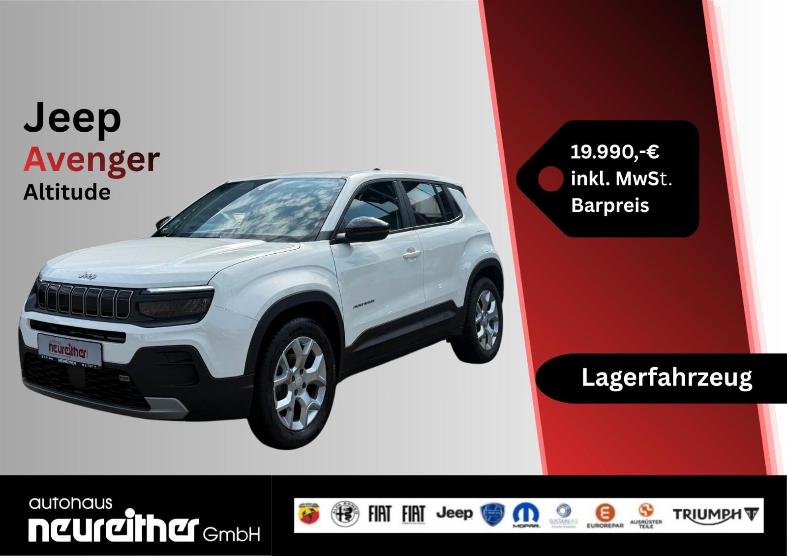 Jeep Avenger Altitude JBL Allwetter Kamera Navi