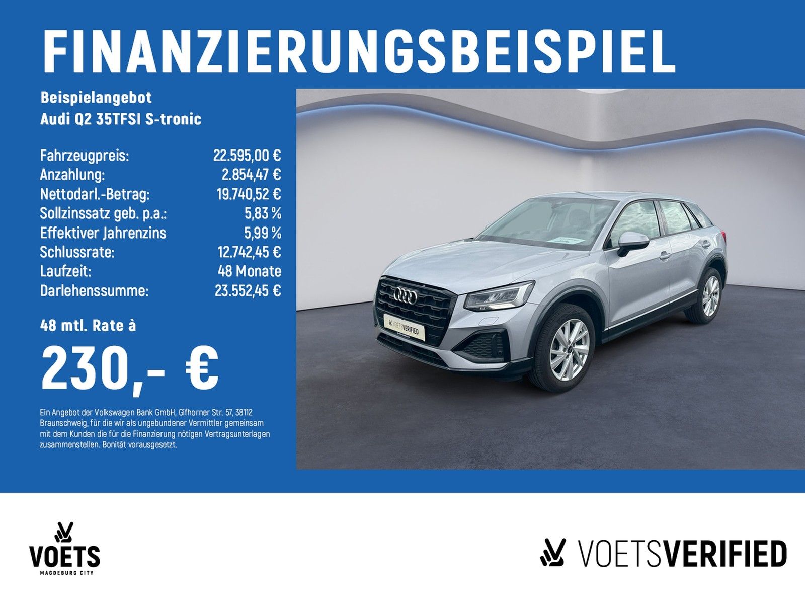 Audi Q2 35TFSI  S-tronic advanced LEDER+LED+NAVI+ACC