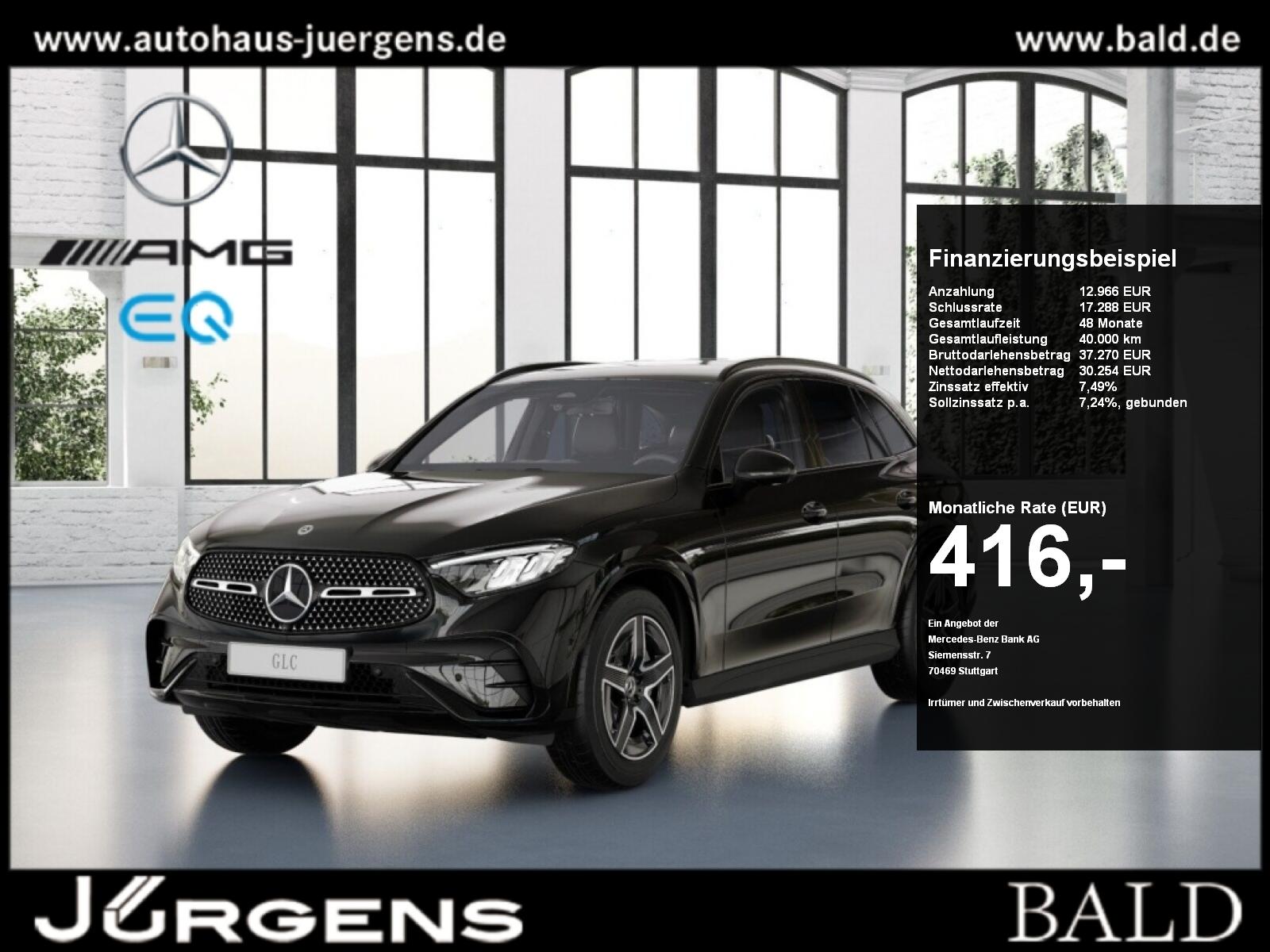 Mercedes-Benz GLC 220 d 4M AMG-Sport/AHK/Burm/Night/360/LED/19