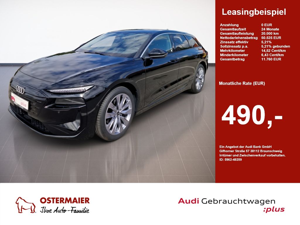 Abbildung Leasingangebot Audi A6 Avant e-tron 286PS AHK.WÄRMEPUMPE.KAMERAS.ACC