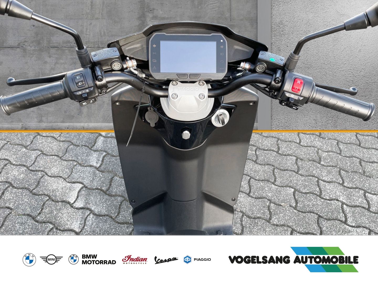 Fahrzeugabbildung Piaggio 1 Modell 2022, LCD-Display, Keyless Ride, Voll-L