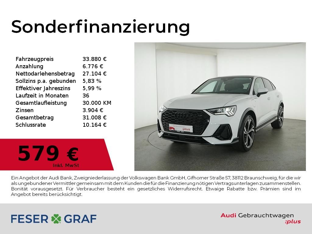 Audi Q3 Sportback 45 TFSI e S line S tronic 360Kamera