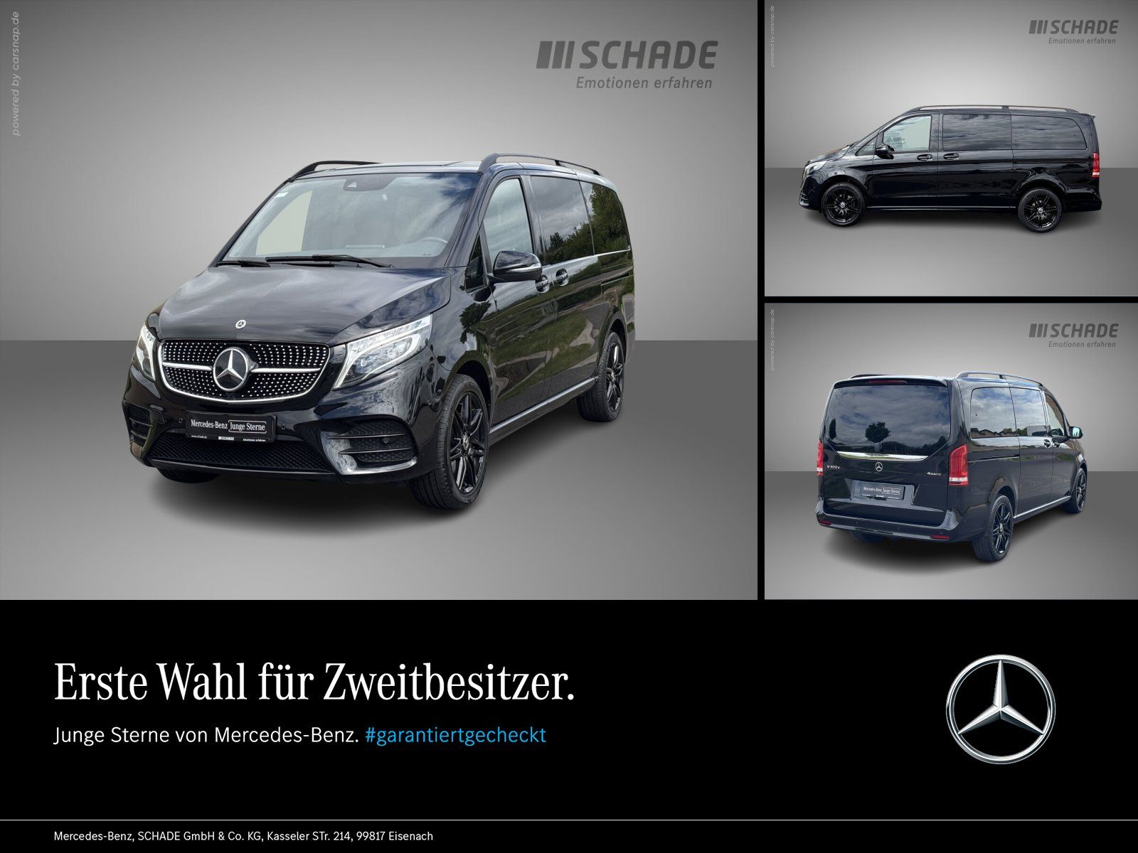 MERCEDES-BENZ V 300 d 4MATIC AMG ED LANG NIGHT P NAVI PLUS AHK