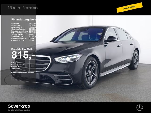 Mercedes-Benz S 350 d 4M lang , BURM AMG SPUR DISTR PANO 360