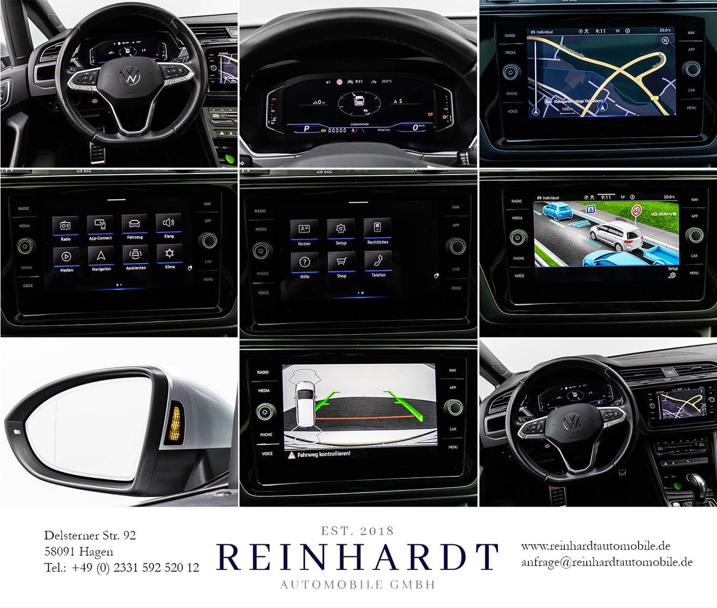 Volkswagen Touran 2.0TDi R-LINE LED/ACC/PANO/AHK/7-SITZE/VC, миниатюра 20