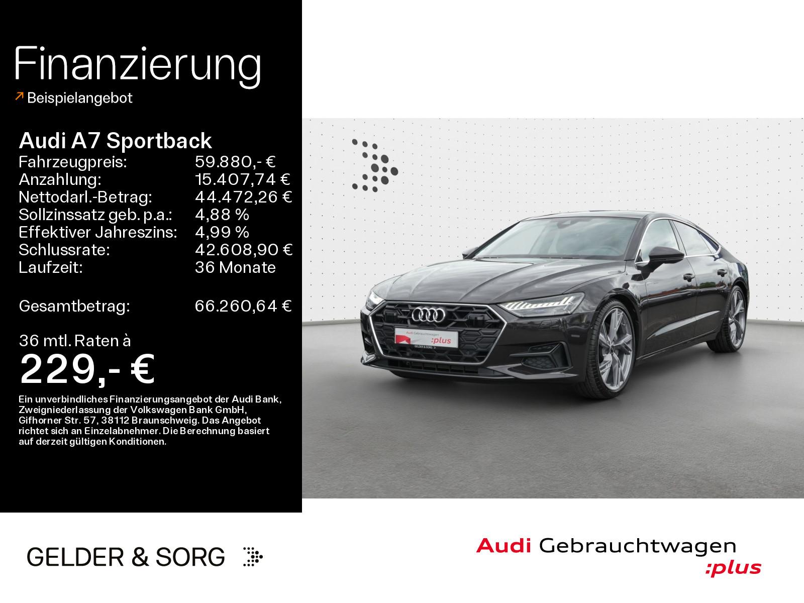 Audi A7 Sportback 50 TDI qu. AHK*B&O*HuD*Pano*Air