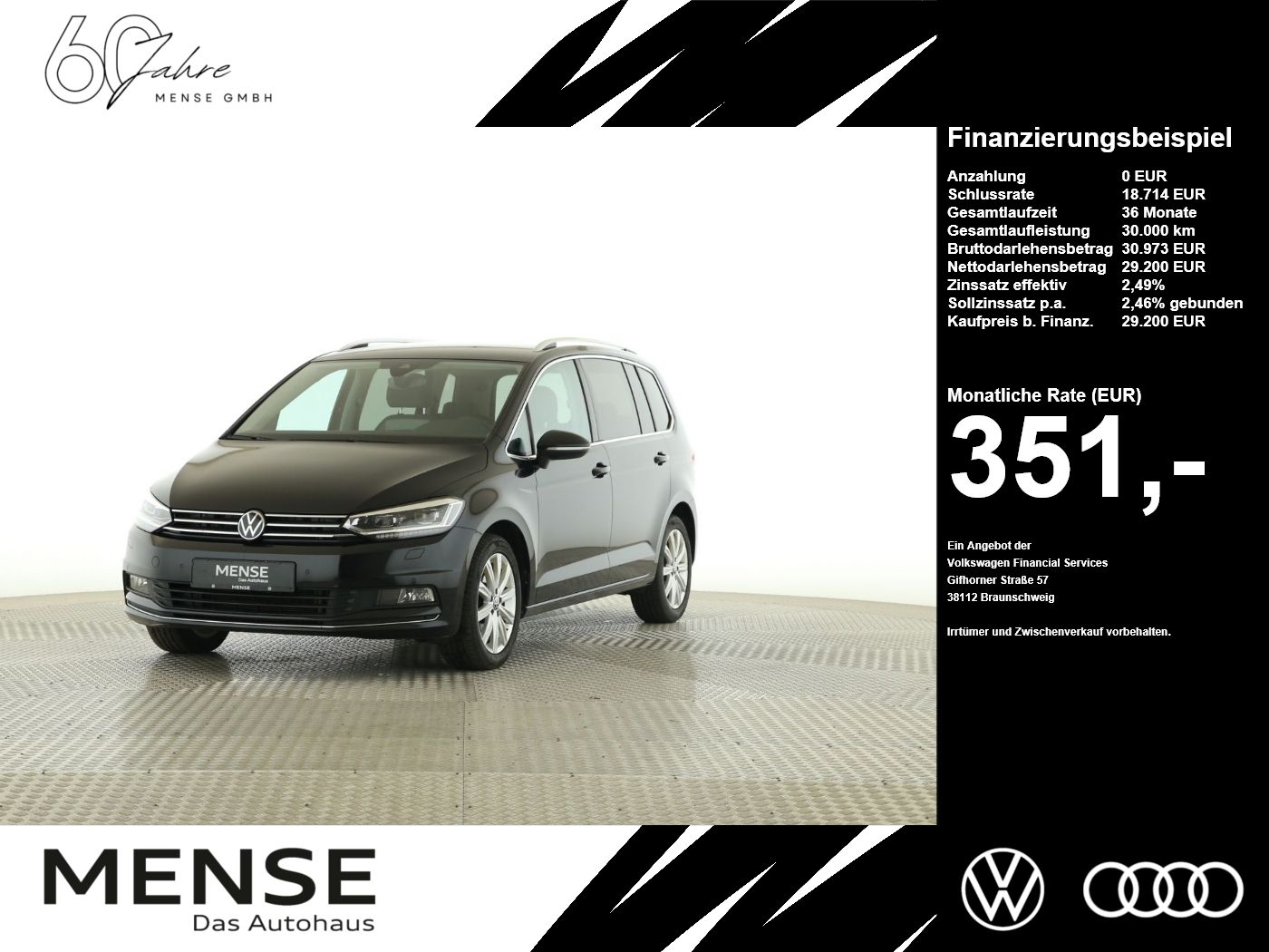 Volkswagen Touran Highline 2.0l TDI 110kW 7-Gang-DSG CarPla