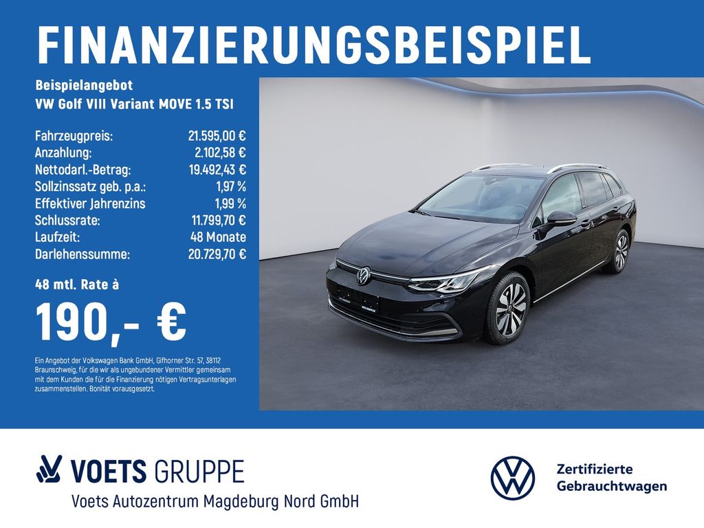 Golf VIII Variant MOVE 1.5 TSI LED+ACC+NAVI