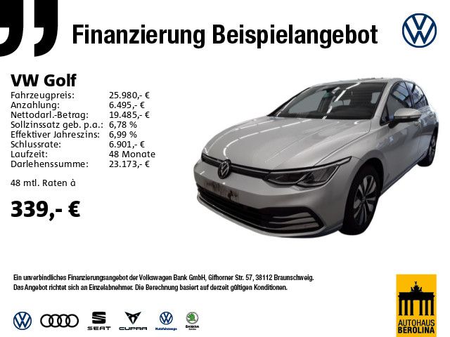 VW Golf VIII 1.0 eTSI Move DSG *NAVI*ACC*
