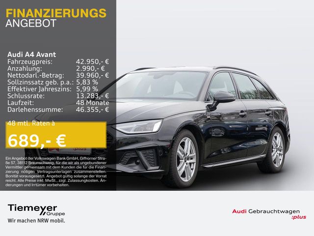 Audi A4 Avant 40 TDI Q S LINE LEDER LM18 KAMERA OPTIK