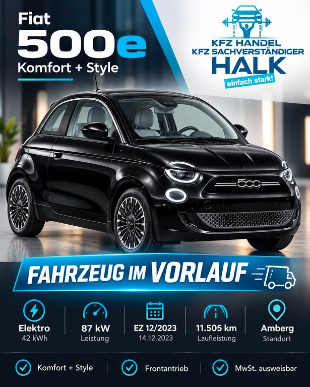 Image of Fiat 500e