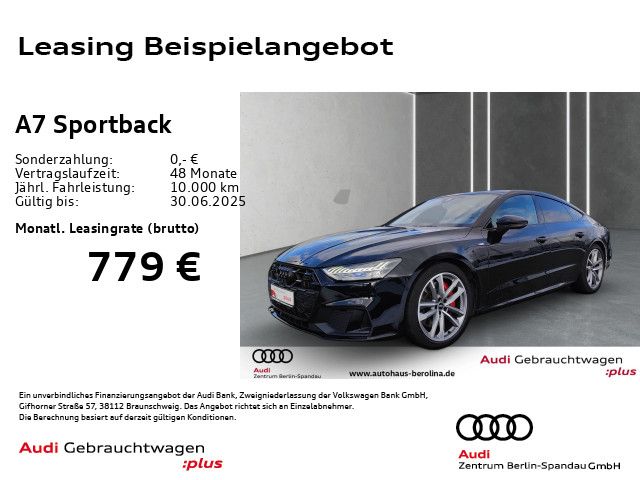 AUDI A7 Sportback 55 TFSIe qu. S line*B&O*HuD*MATRIX*